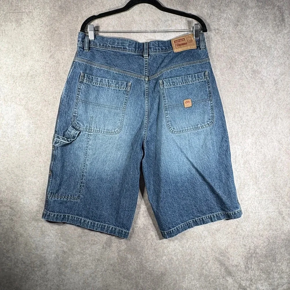 Vintage Ecko Unltd Turnpike Jorts Shorts Mens 34 Denim Bermuda Baggy Y2K Skater